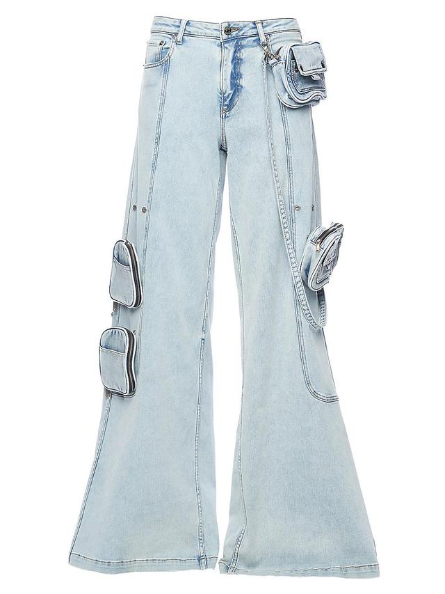 Womens Stephy Cargo Jeans Product Image