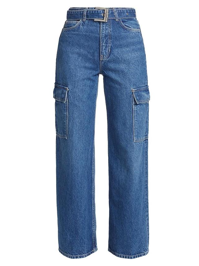 Womens Cary Belted Cargo Jeans Product Image