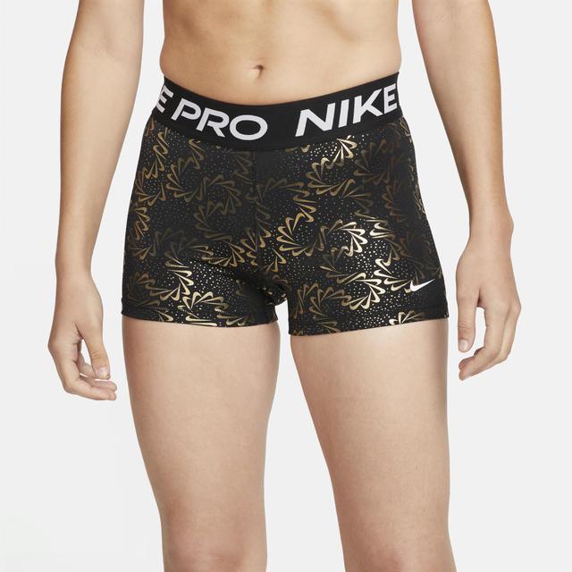 Women's Nike Pro Mid-Rise 3" Printed Training Shorts Product Image