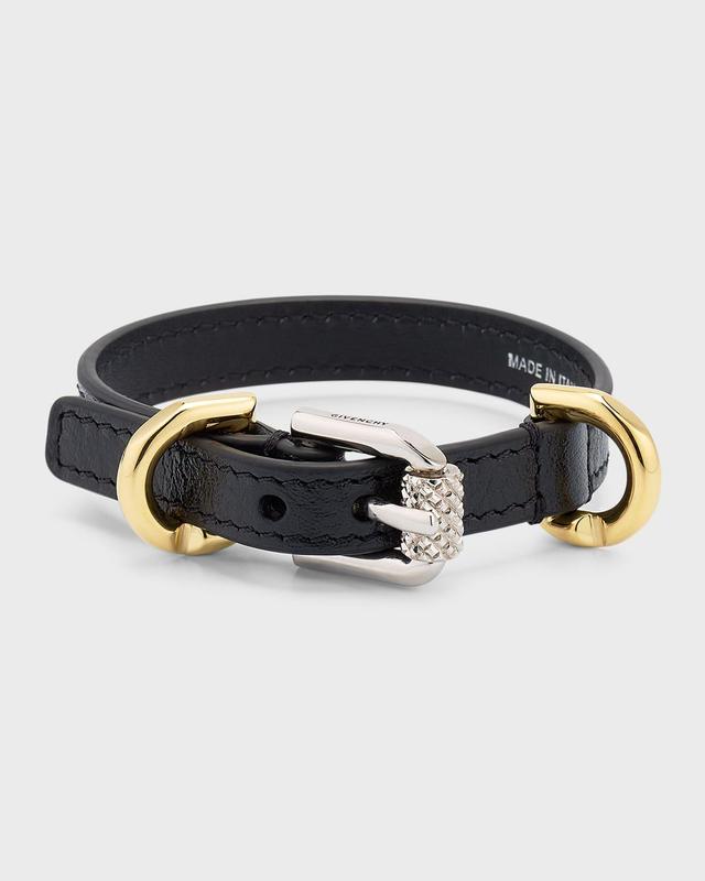 Voyou Bracelet In Leather And Metal Product Image