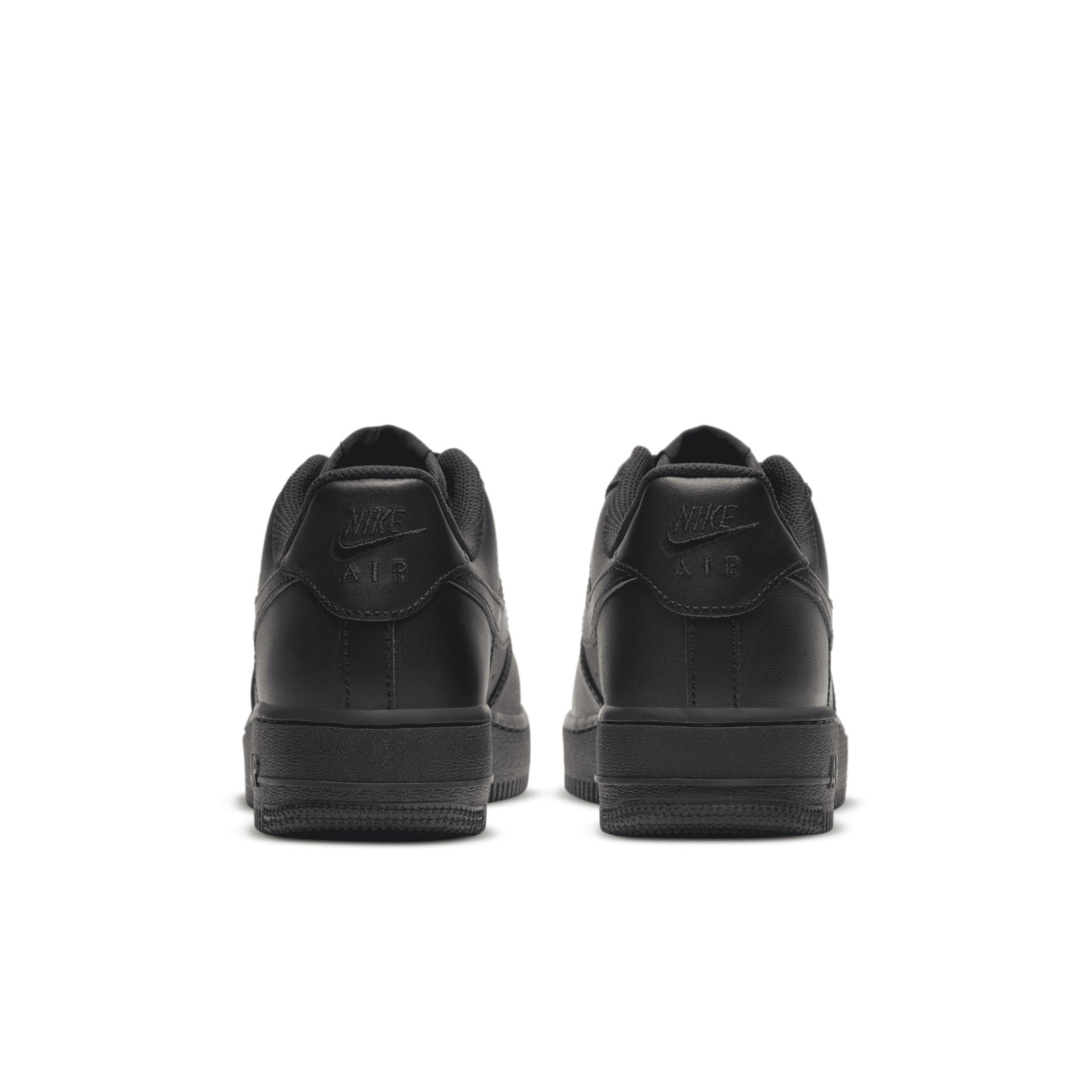 Nike Womens Nike Air Force 1 07 LE Low - Womens Basketball Shoes Black/Black Product Image