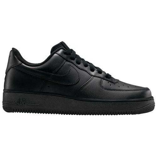 Nike Womens Nike Air Force 1 07 LE Low - Womens Basketball Shoes Black/Black Product Image